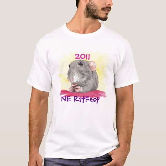 2011年のNE RatFestのワイシャツ Tシャツ (正面)