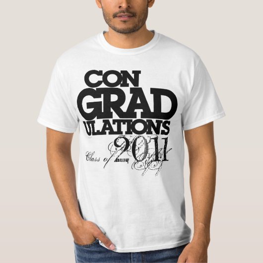 2011年のTシャツのConGRADulationsのクラス2 Tシャツ (正面)