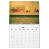 2011年を征服している恐竜 カレンダー (3月 2026)