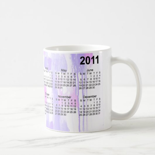 2011年アブストラクトカレンダー コーヒーマグカップ (右)