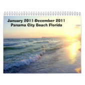 2011年パナマ市の1月2011 12月ビーチの写真 カレンダー (カバー)