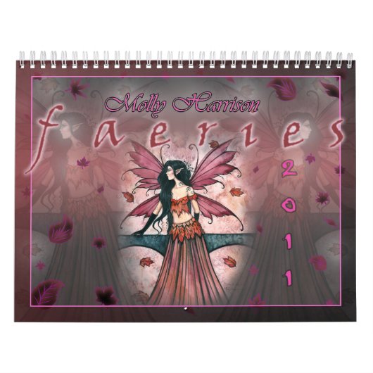 2011年フェアリー・カレンダーby Molly Harrison カレンダー (カバー)