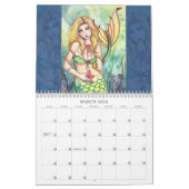 2011年メルメイドカレンダーby Molly Harrison カレンダー (3月 2026)