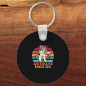 2011年ユニコーンF以素晴らし来11誕生日Tシャツ キーホルダー (正面)