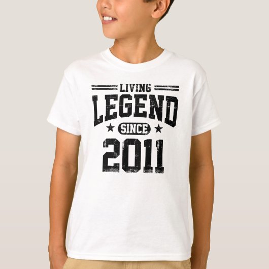 2011年以来の生きている伝説 Tシャツ (正面)