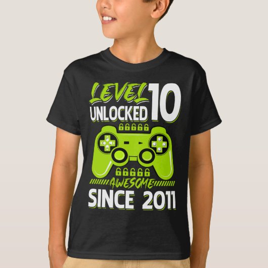 2011年以降のレ素晴らしベル10のロック解除 Tシャツ (正面)
