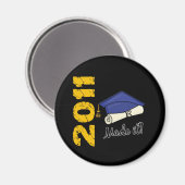 2011年卒業キャップ マグネット (正面/裏面)