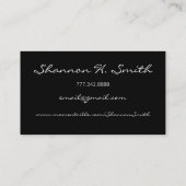 2011年卒業シニアカードのクラス コーリングカード (裏面)