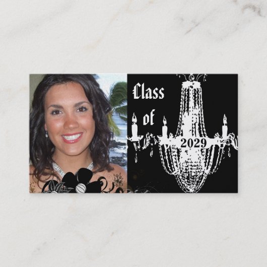 2011年卒業シニアカードのクラス コーリングカード (正面)