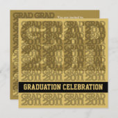 2011年卒業パーティ招待状03Eクラス 招待状 (正面/裏面)