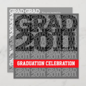 2011年卒業パーティ招待状03FFのクラス 招待状 (正面/裏面)