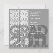 2011年卒業パーティ招待状03FFのクラス 招待状 (裏面)