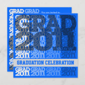 2011年卒業パーティ招待状03GGのクラス 招待状 (正面/裏面)