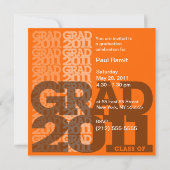 2011年卒業パーティ招待状03JJのクラス 招待状 (裏面)