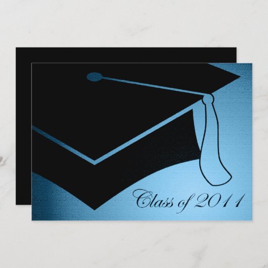 2011年卒業帽クラス 招待状 (正面/裏面)