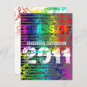 2011年卒業招待状Gm110クラス 招待状 (正面/裏面)