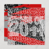 2011年卒業招待状TXD296クラス 招待状 (正面/裏面)