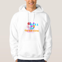 2011年卒業Tシャツ カラフルな風船と雲