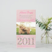 2011年夏季花ズクラス卒業フォトカード 案内状 (スタンド正面)