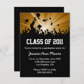 2011年度卒業パーティーの招待状 招待状 (正面/裏面)
