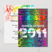 2011年度卒業式招待状GM110 招待状 (正面/裏面)