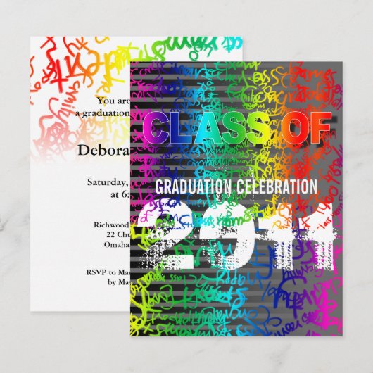 2011年度卒業式招待状GM110 招待状 (正面/裏面)