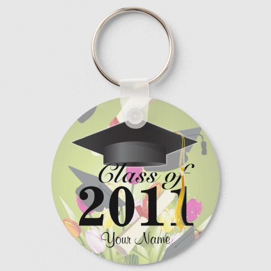 2011年度卒業鍵チェーン キーホルダー (正面)