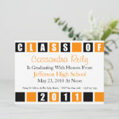 2011年招待状クラス（黒/オレンジ色のボックス） 招待状 (スタンド正面)