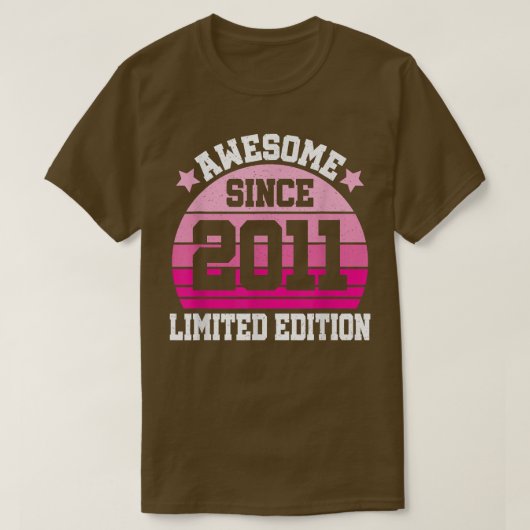 2011年素晴らし11誕生日11歳からかわいい Tシャツ (デザイン正面)
