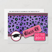 2011年紫豹紋章の草食クラス 招待状 (正面/裏面)