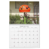 2011年自転車に乗った動物たち カレンダー (2月 2027)