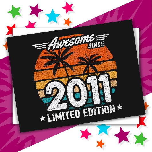 2011年限定レトロかっこいい 2011年からずっとかっこいい ポストカード