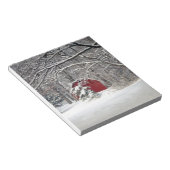 2011年雪の赤い納屋 ノートパッド (アングル)