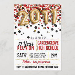 2011年高校懇親会 招待状