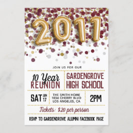 2011年高校懇親会 招待状