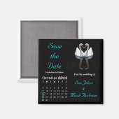 2011年10月日付の保存、結婚発表 マグネット (正面/裏面)