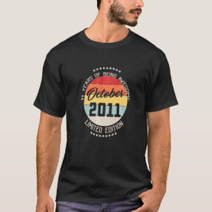2011年10月11誕生日11年の素晴らしさ Tシャツ