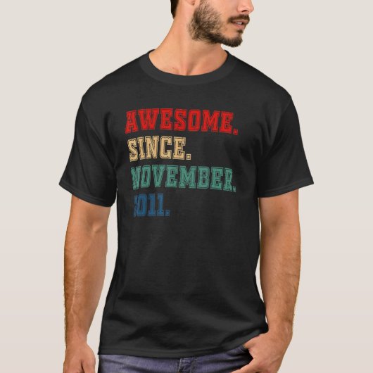 2011年11月11日素晴らしBirから11歳 Tシャツ (正面)