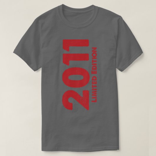 2011年11歳の誕生日生まれヴィンテージ限定 Tシャツ (デザイン正面)