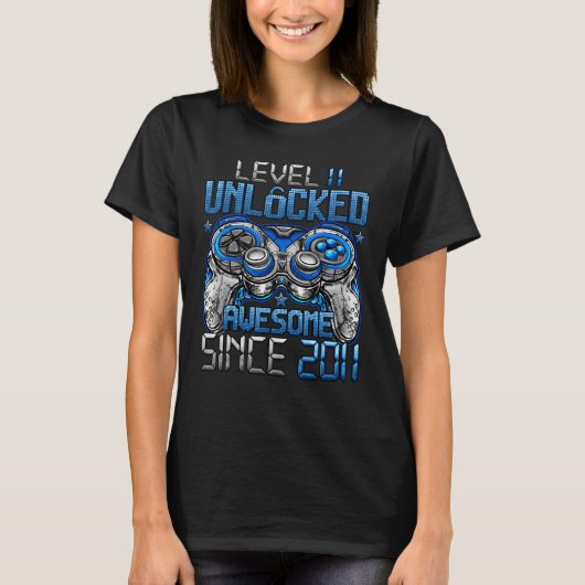 2011年11誕生日以素晴らし降のレベル11のロック解除 Tシャツ (正面)
