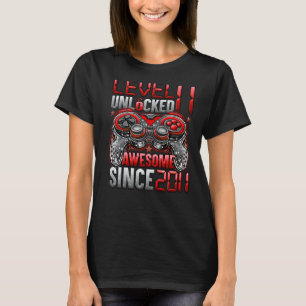 2011年11誕生日以素晴らし降のレベル11のロック解除 Tシャツ