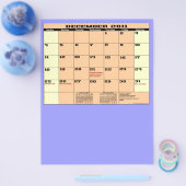 2011年12月カレンダー13ヶ月マルチパーパスフライヤー。 チラシ (シングル)