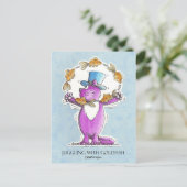 2011年2月22日、金魚で猫ジャグリングを。 ポストカード (スタンド正面)