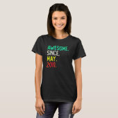 2011年5月に生まれた11歳の誕生日おめでとう Tシャツ (正面フル)