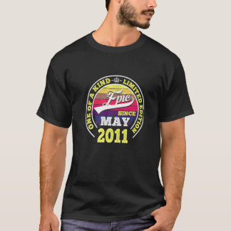 2011年5月以来エピック 11歳の誕生日 11歳のお祝いに Tシャツ