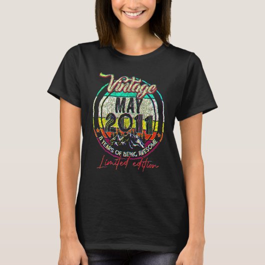 2011年5月11歳の誕生日を迎える Tシャツ (正面)