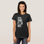 2011年6月生まれの11歳の誕生日おめでとう! Tシャツ (正面フル)