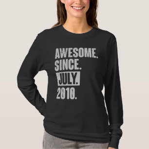 2011年7月以来12歳素晴らし12誕生日 Tシャツ