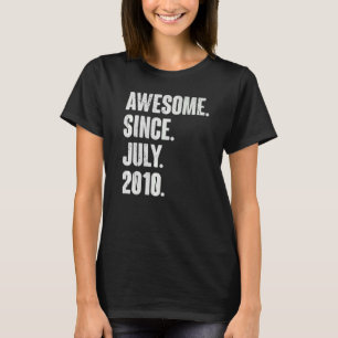 2011年7月以来12歳素晴らし12誕生日 Tシャツ