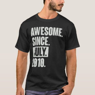 2011年7月以来12歳素晴らし12誕生日 Tシャツ